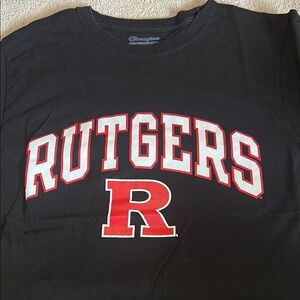 Champion Rutgers Black T-Shirt